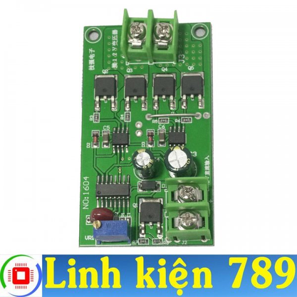 Mạch chế 12V lên 220V bằng biếp áp 12V